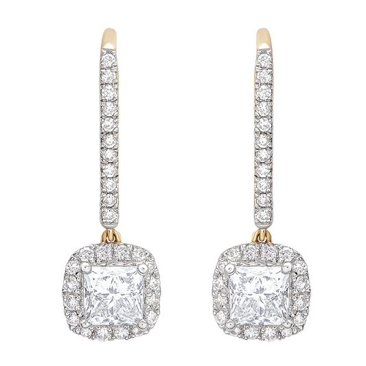 Aukera - Diamond Drop Earrings