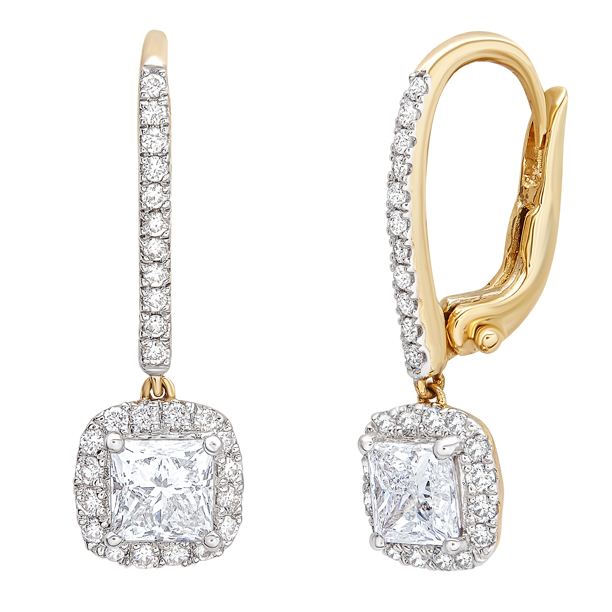 Aukera - Diamond Drop Earrings