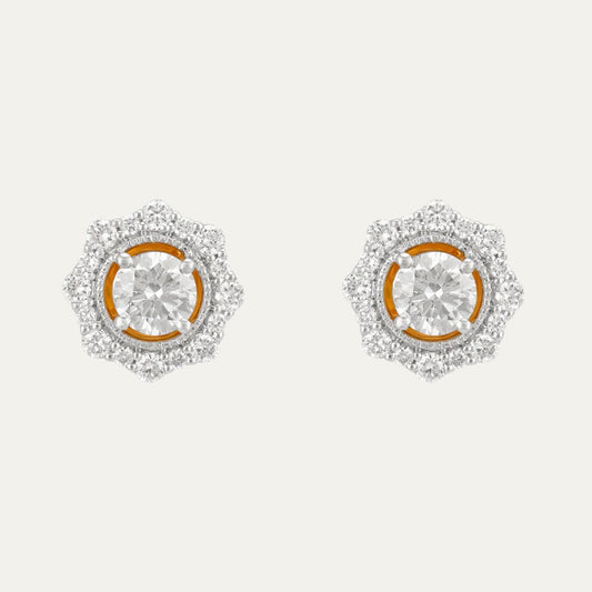 Aukera - Sunlit OctaGlow Spark Studs