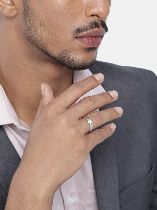 Royal Heart Crown Couple Rings